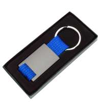 Брелок DARK JET; 2,8 x 6,2 x 0,6 см; синий, металл