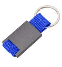 Брелок DARK JET; 2,8 x 6,2 x 0,6 см; синий, металл