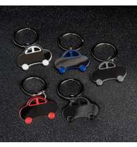 Брелок TONER CAR; 4,2 x 3 x 0,4 см; черный; металл/пластик