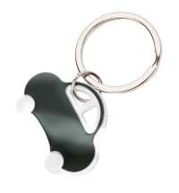 Брелок TONER CAR; 4,2 x 3 x 0,4 см; белый; металл/пластик