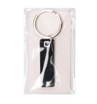 Брелок TONER STICK; 5,28 x 1,6 x 0,42 см; белый; металл/пластик