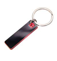 Брелок TONER STICK; 5,28 x 1.6 x 0,42 см; красный, металл/пластик