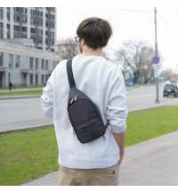 Сумка на плечо CORE, серый, 100% полиэстер