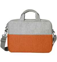 Конференц-сумка BEAM NOTE, серый/оранжевый, 39х30х6.5 см, ткань верха:100% полиамид, под-д:100%полиэ