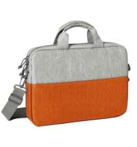Конференц-сумка BEAM NOTE, серый/оранжевый, 39х30х6.5 см, ткань верха:100% полиамид, под-д:100%полиэ