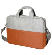 Конференц-сумка BEAM NOTE, серый/оранжевый, 39х30х6.5 см, ткань верха:100% полиамид, под-д:100%полиэ