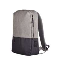 Рюкзак BEAM, серый/темно-серый, 44х30х10 см, ткань верха: 100% полиэстер, подкладка: 100% полиэстер