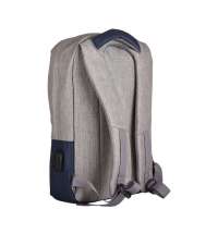 Рюкзак BEAM, серый/темно-синий, 44х30х10 см, ткань верха: 100% полиэстер, подкладка: 100% полиэстер