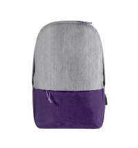 Рюкзак "Beam", серый/фиолетовый, 44х30х10 см, ткань верха: 100% полиестер, подкладка: 100% полиэстер