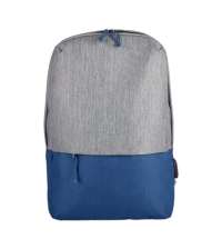Рюкзак BEAM,серый/синий, 44х30х10 см, ткань верха: 100% полиэстер, подкладка: 100% полиэстер