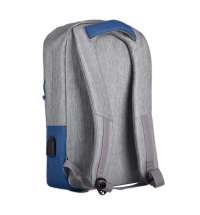 Рюкзак BEAM,серый/синий, 44х30х10 см, ткань верха: 100% полиэстер, подкладка: 100% полиэстер