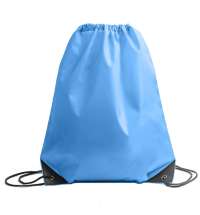 Рюкзак мешок с укреплёнными уголками BY DAY, голубой, 35*41 см, полиэстер 210D