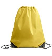 Рюкзак мешок с укреплёнными уголками BY DAY, желтый, 35*41 см, полиэстер 210D