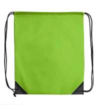 Рюкзак мешок с укреплёнными уголками BY DAY, зелёный, 35*41 см, полиэстер 210D