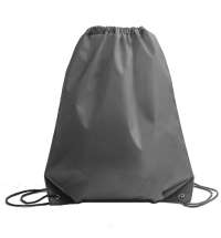 Рюкзак мешок с укреплёнными уголками BY DAY, серый, 35*41 см, полиэстер 210D