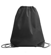 Рюкзак мешок с укреплёнными уголками BY DAY, черный, 35*41 см, полиэстер 210D