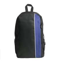 Рюкзак PLUS, чёрный/т.синий, 44 x 26 x 12 см, 100% полиэстер 600D