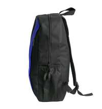 Рюкзак PLUS, чёрный/синий, 44 x 26 x 12 см, 100% полиэстер 600D