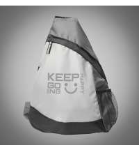 Рюкзак Pick, белый/серый/чёрный, 41 x 32 см, 100% полиэстер 210D