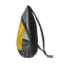 Рюкзак Pick, жёлтый/серый/чёрный, 41 x 32 см, 100% полиэстер 210D