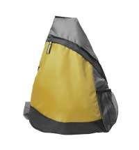 Рюкзак Pick, жёлтый/серый/чёрный, 41 x 32 см, 100% полиэстер 210D