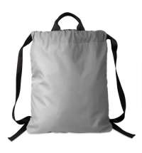 Рюкзак RUN, светоотражающий серый, 48х40см, 100% полиэстер