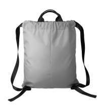 Рюкзак RUN, светоотражающий серый, 48х40см, 100% полиэстер