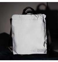 Рюкзак RUN, светоотражающий серый, 48х40см, 100% полиэстер