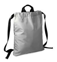 Рюкзак RUN, светоотражающий серый, 48х40см, 100% полиэстер