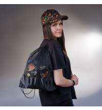 Рюкзак мешок с укреплёнными уголками Mesh, чёрный, 35*41 см, полиэстер 210D