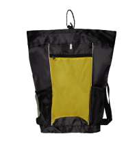 Рюкзак Fab, жёлтый/чёрный, 47 x 27 см, 100% полиэстер 210D