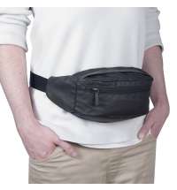 Сумка на пояс SIN, черный, 37х13х8 см, 100% полиэстер