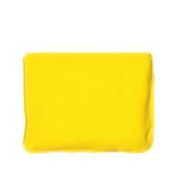 Подушка  надувная дорожная WAY  в футляре; желтый; 43,5х27,5 см; твил