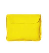 Подушка  надувная дорожная WAY  в футляре; желтый; 43,5х27,5 см; твил