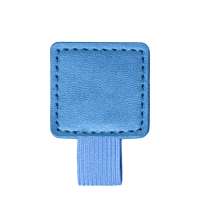 Держатель для ручки, голубой, самоклеющийся, PU