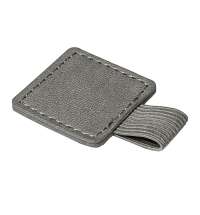 Держатель для ручки, серый, самоклеющийся, PU