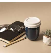 Стакан CAPSULA с крышкой, белый