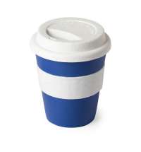 Стакан FLIKER с крышкой, полипропилен с бамбуковым волокном,силикон