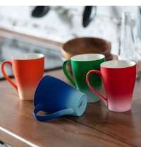 Кружка GRADE с прорезиненным покрытием