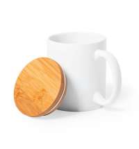 Кружка YOTEL, керамика, бамбук