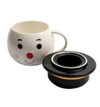 Чайная пара СНЕГОВИК с крышкой