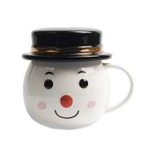 Чайная пара СНЕГОВИК с крышкой