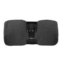 Плед  "Belt"; серый; 130 х 180 см; 100% акрил, с поясом