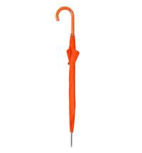Зонт-трость с пластиковой ручкой, механический; оранжевый; D=103 см; 100% полиэстер 190 T