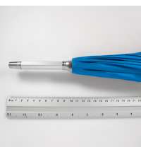 Зонт-трость SILVER, пластиковая ручка, полуавтомат