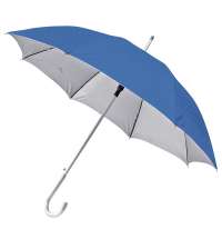 Зонт-трость SILVER, пластиковая ручка, полуавтомат