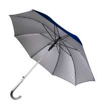 Зонт-трость SILVER, пластиковая ручка, полуавтомат