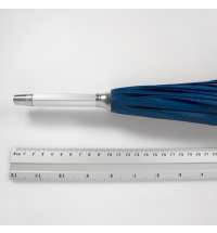 Зонт-трость SILVER, пластиковая ручка, полуавтомат