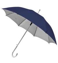 Зонт-трость SILVER, пластиковая ручка, полуавтомат