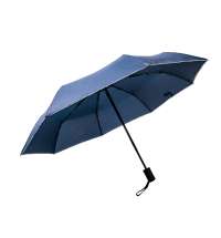Зонт LONDON складной, автомат; темно-синий; D=100 см; 100% полиэстер